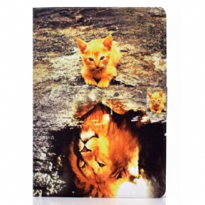 Leren Hoesje iPad (2025) Katachtig