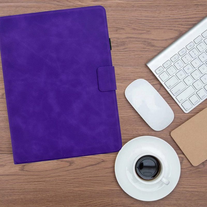 Leren Hoesje iPad (2025) Retro Lederlook Bescherming Hoesje