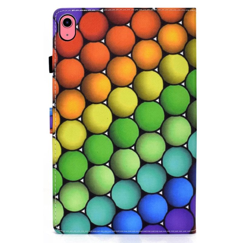 Leren Hoesje Voor iPad (2025) Geometrisch Ontwerp