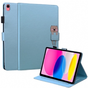 Leren Hoesje Voor iPad (2025) Leuke Sluiting