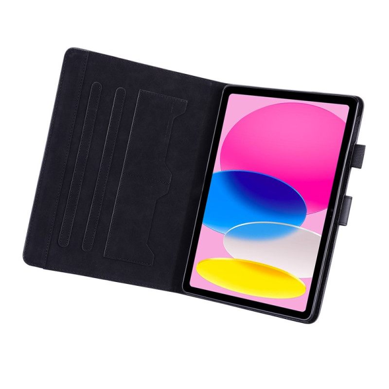 Leren Hoesje Voor iPad (2025) Leuke Sluiting