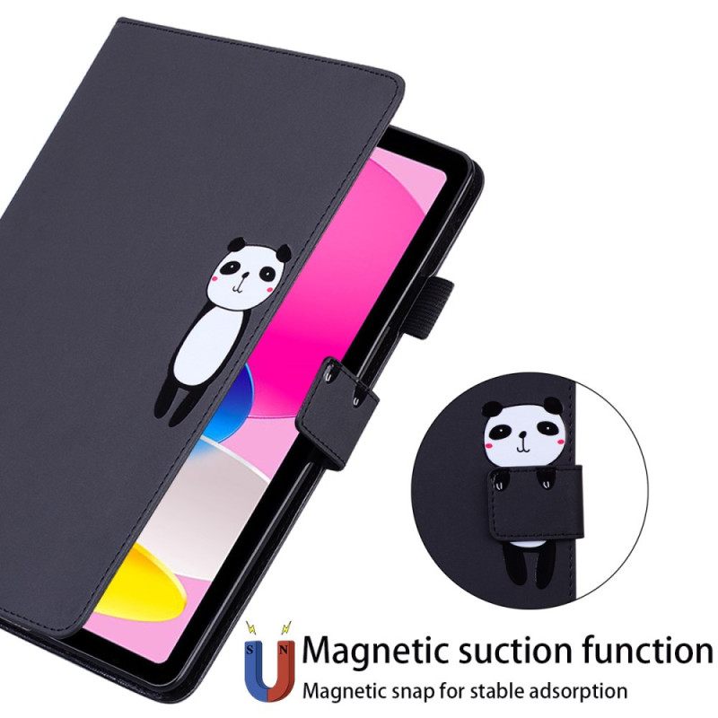 Leren Hoesje Voor iPad (2025) Leuke Sluiting