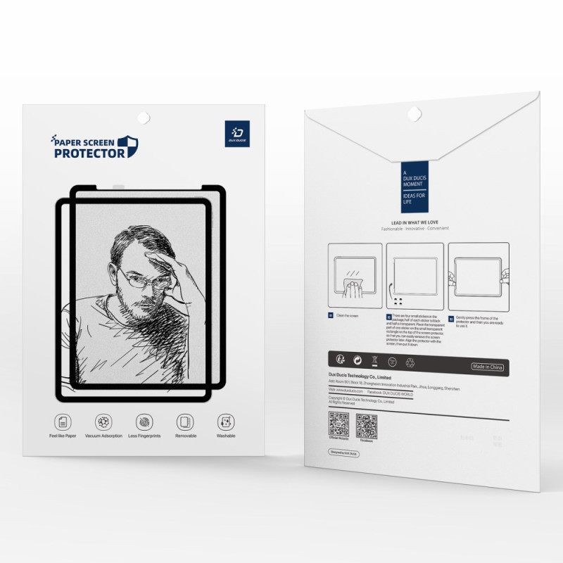 Schermbeschermer Voor iPad (2025) / 10.9" (2022) Naad-serie Dux Ducis