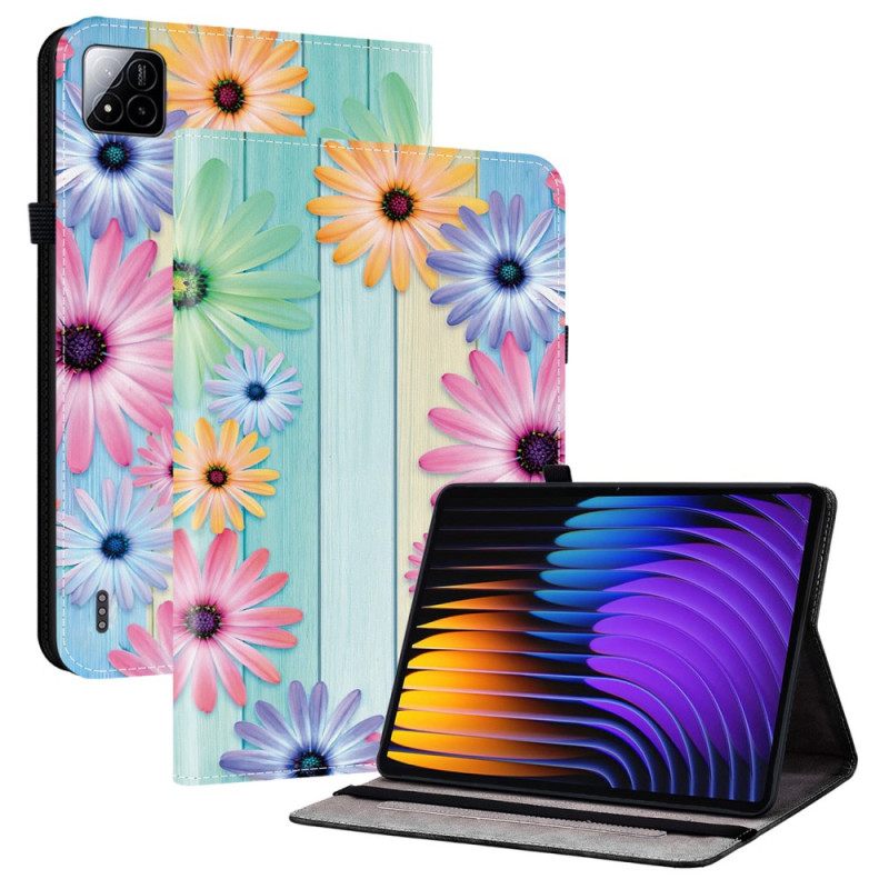 Cover Voor Xiaomi Pad 7 / 7 Pro Kleurrijke Zonnebloemen