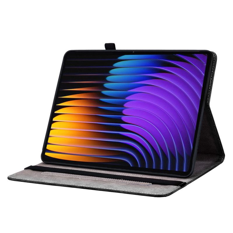 Cover Xiaomi Pad 7 / 7 Pro Blauwe Decoratie