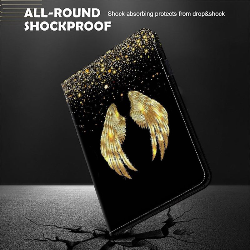 Cover Xiaomi Pad 7 / 7 Pro Gouden Vleugels Bescherming Hoesje