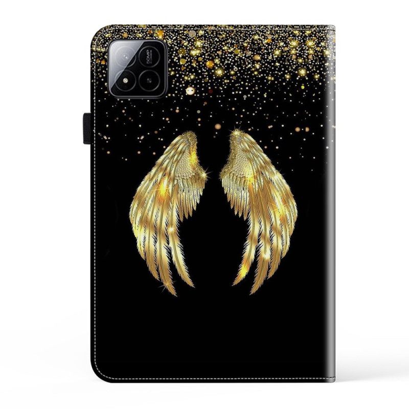 Cover Xiaomi Pad 7 / 7 Pro Gouden Vleugels Bescherming Hoesje