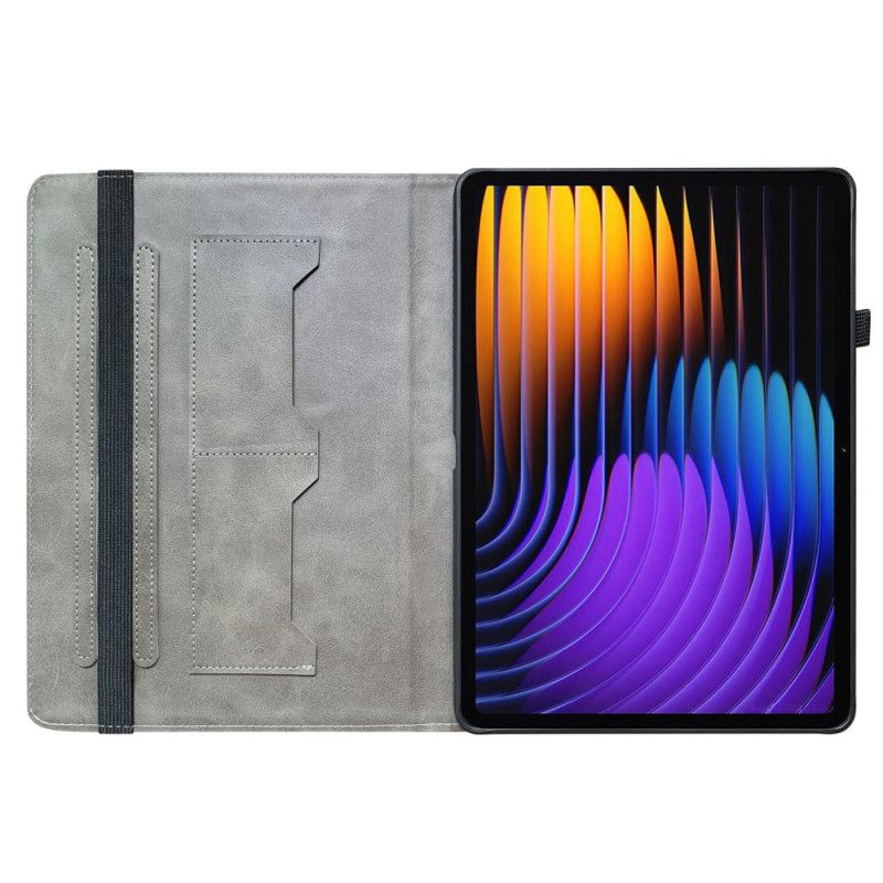 Cover Xiaomi Pad 7 / 7 Pro Lichtgevende Bloemen Bescherming Hoesje