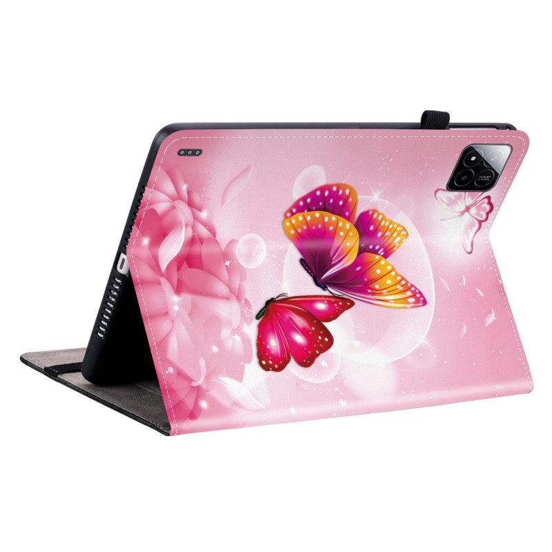Cover Xiaomi Pad 7 / 7 Pro Roze Decoratie Bescherming Hoesje