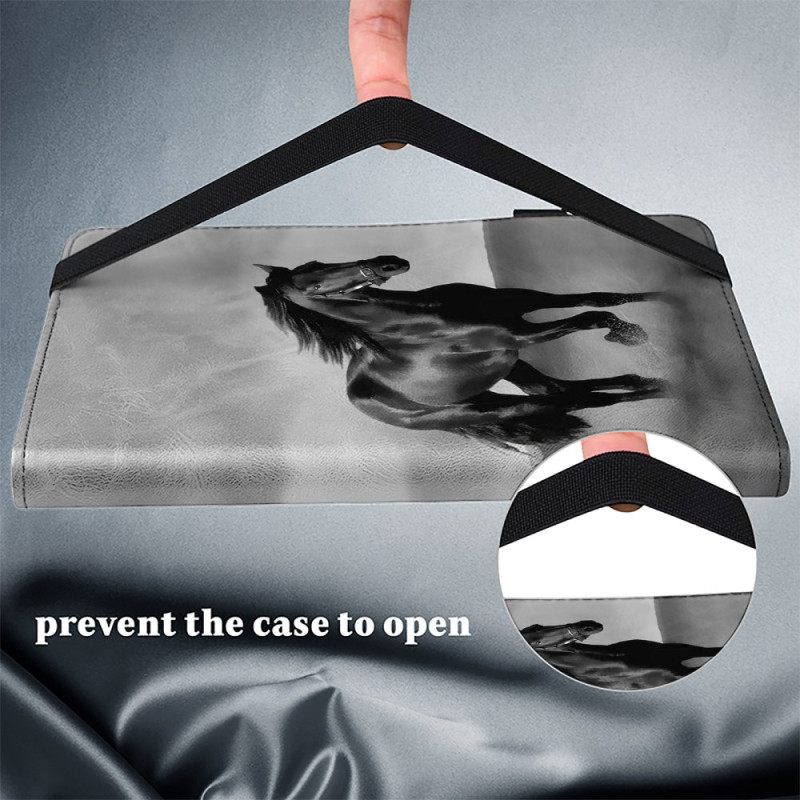 Cover Xiaomi Pad 7 / 7 Pro Zwart Paard Bescherming Hoesje