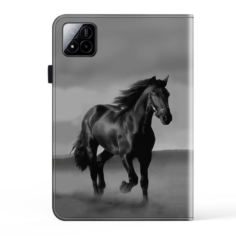 Cover Xiaomi Pad 7 / 7 Pro Zwart Paard Bescherming Hoesje