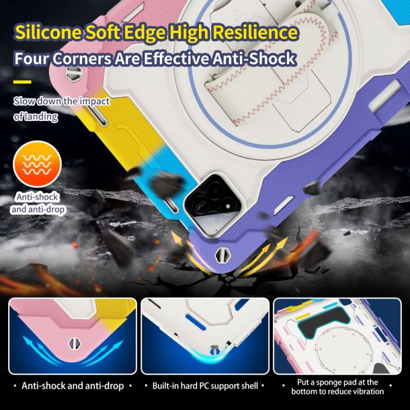 Hoesje Xiaomi Pad 7 / 7 Pro Ultrabestendig Met Band En Standaard