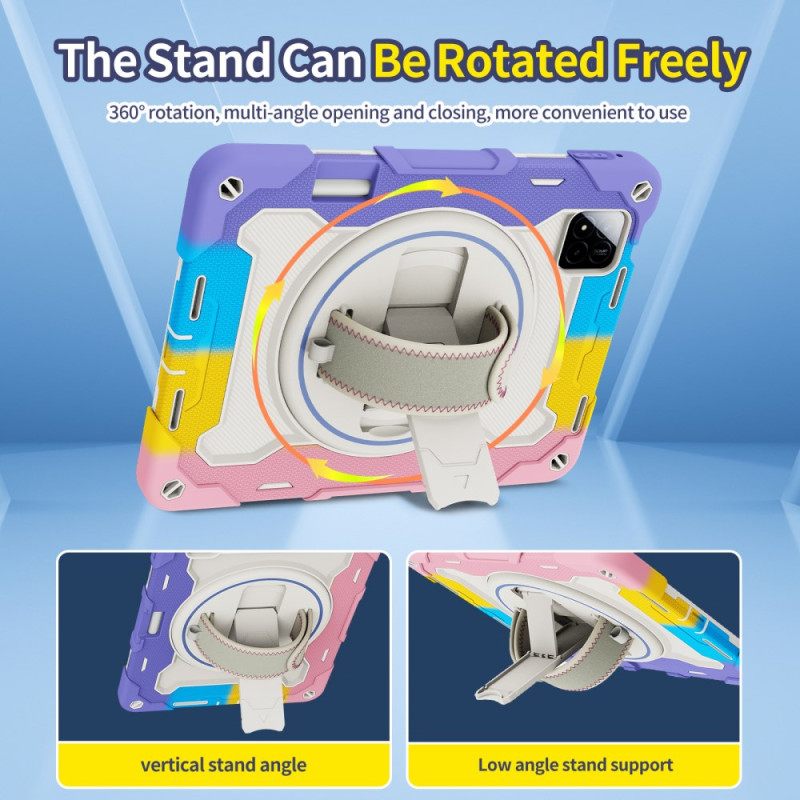 Hoesje Xiaomi Pad 7 / 7 Pro Ultrabestendig Met Band En Standaard