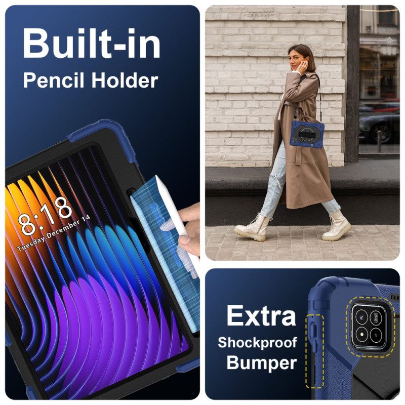 Hoesje Xiaomi Pad 7 / 7 Pro Volledige Bescherming Met Schouderband