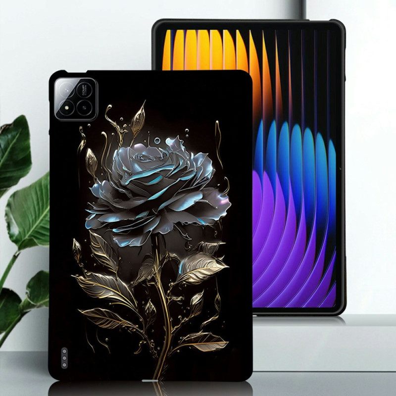 Hoesje Xiaomi Pad 7 / 7 Pro Zwarte Roos