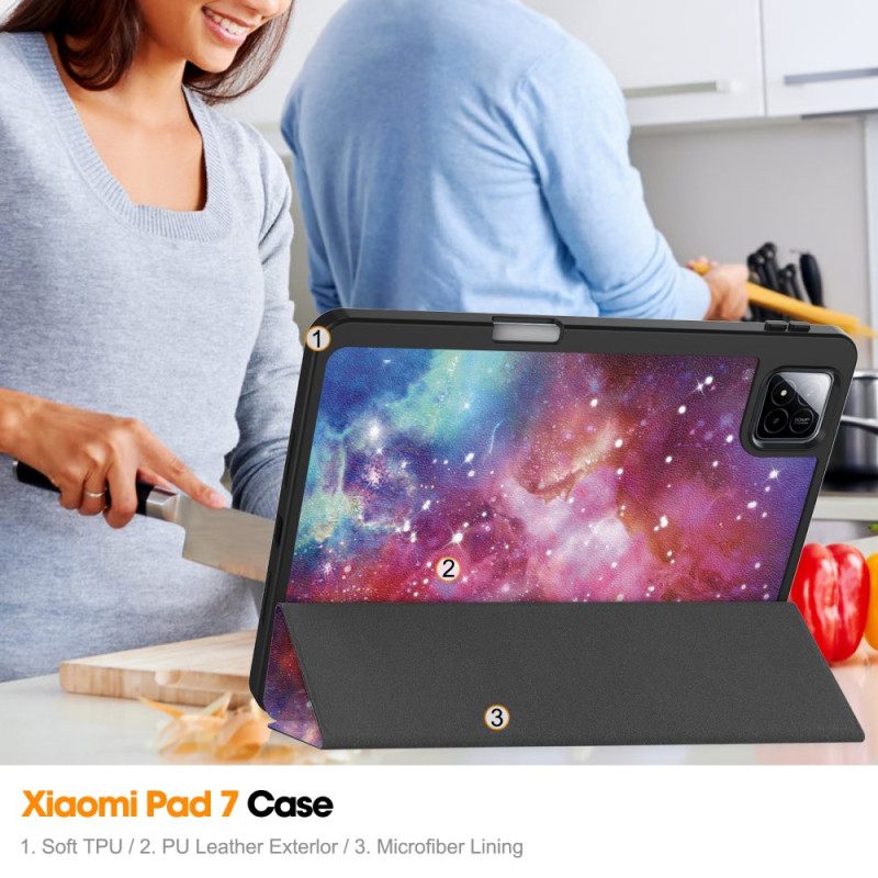 Xiaomi Pad 7 / 7 Pro Melkwegpatroon Stylushouder