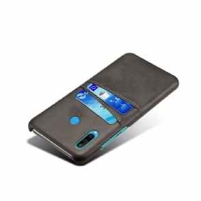 Hoesje voor Huawei P30 Lite Melody Leder Effect Kaarthouder