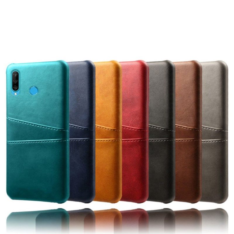 Hoesje voor Huawei P30 Lite Melody Leder Effect Kaarthouder