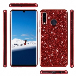 Hoesje voor Huawei P30 Lite Sprankelende Strass Glamour