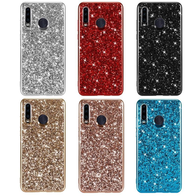 Hoesje voor Huawei P30 Lite Sprankelende Strass Glamour