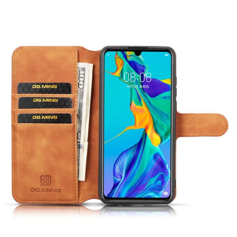 Leren Hoesje voor Huawei P30 Lite Bescherming Dg Ming Leereffect