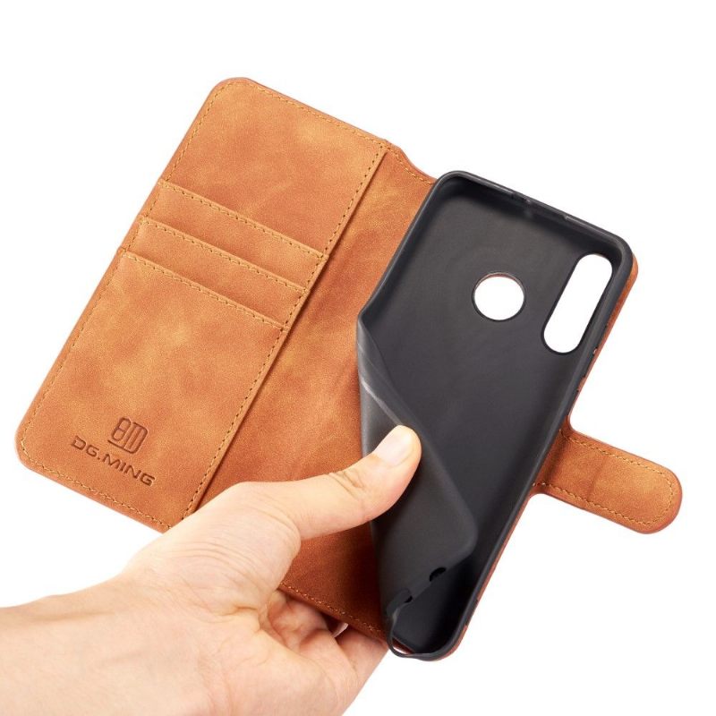 Leren Hoesje voor Huawei P30 Lite Bescherming Dg Ming Leereffect