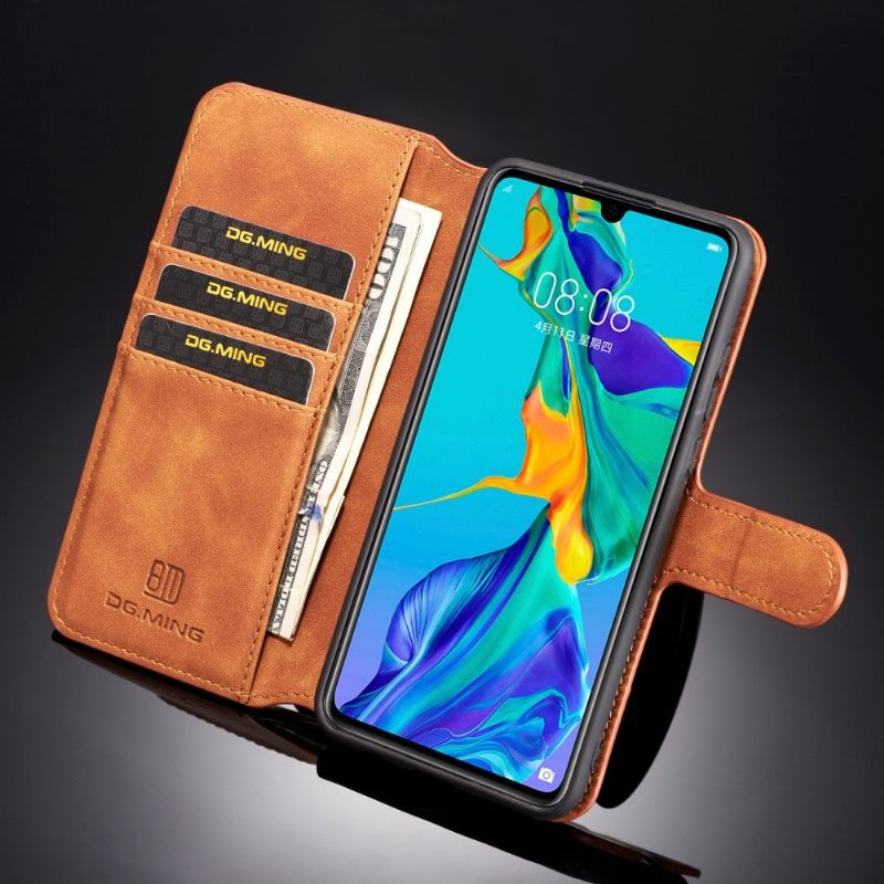 Leren Hoesje voor Huawei P30 Lite Bescherming Dg Ming Leereffect