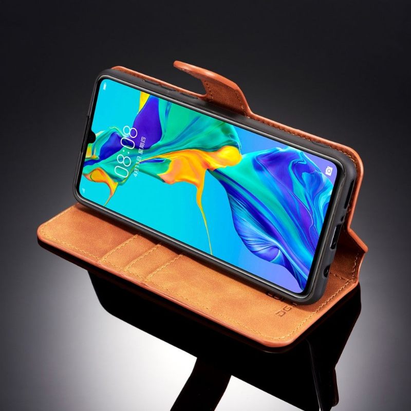 Leren Hoesje voor Huawei P30 Lite Bescherming Dg Ming Leereffect