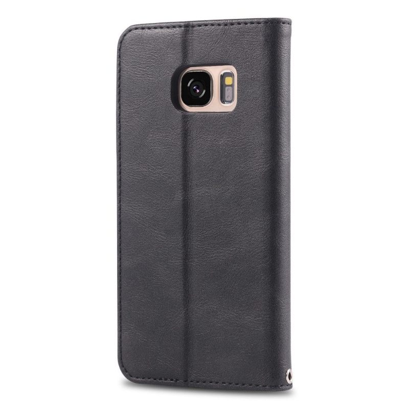Folio-hoesje voor Samsung Galaxy S7 Kaarthouder Met Retro Leereffect