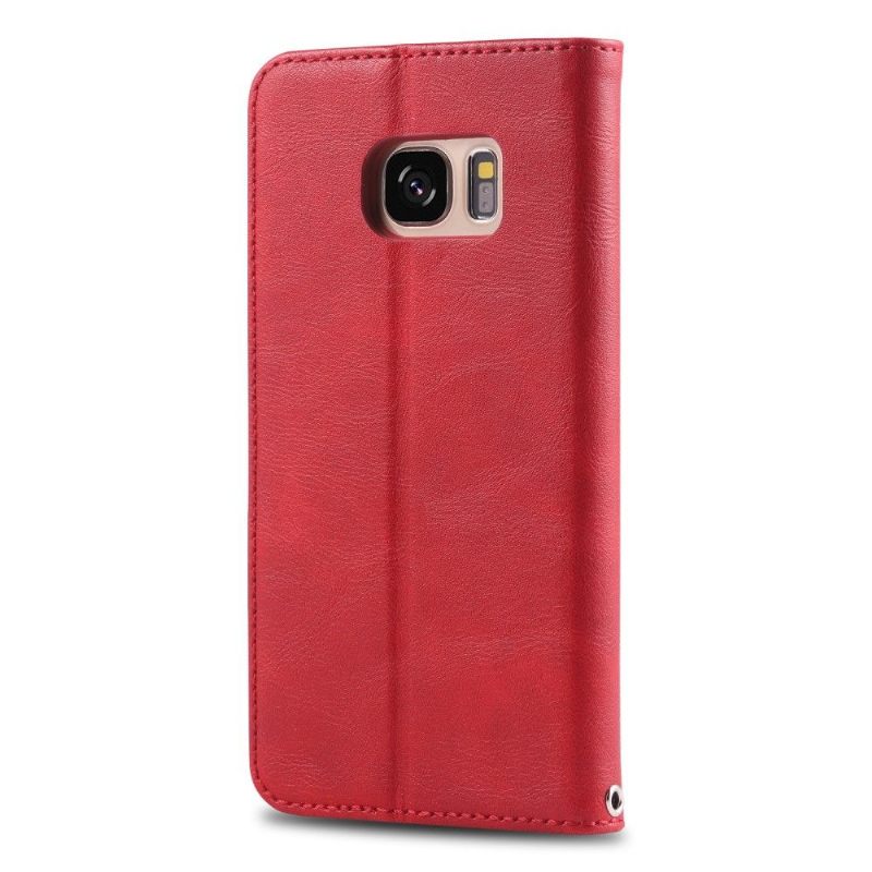 Folio-hoesje voor Samsung Galaxy S7 Kaarthouder Met Retro Leereffect