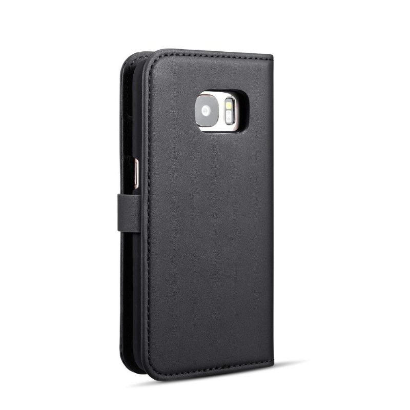 Hoesje Folio-hoesje voor Samsung Galaxy S7 Leer Met Verwijderbare Schaal