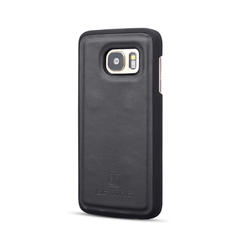 Hoesje Folio-hoesje voor Samsung Galaxy S7 Leer Met Verwijderbare Schaal