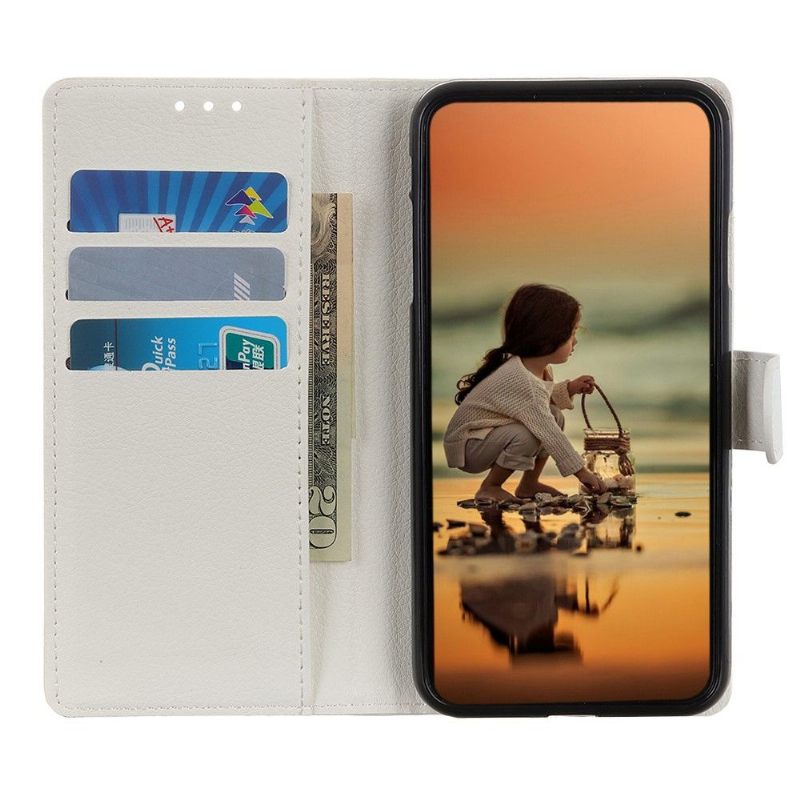 Cover voor Xiaomi Mi A3 Anti-fall Malo Kunstleer