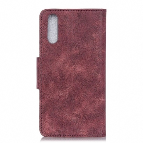 Folio-hoesje voor Xiaomi Mi A3 Edouard In Vintage Kunstleer