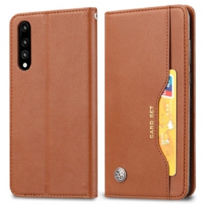 Folio-hoesje voor Xiaomi Mi A3 Lederondersteuningsfunctie