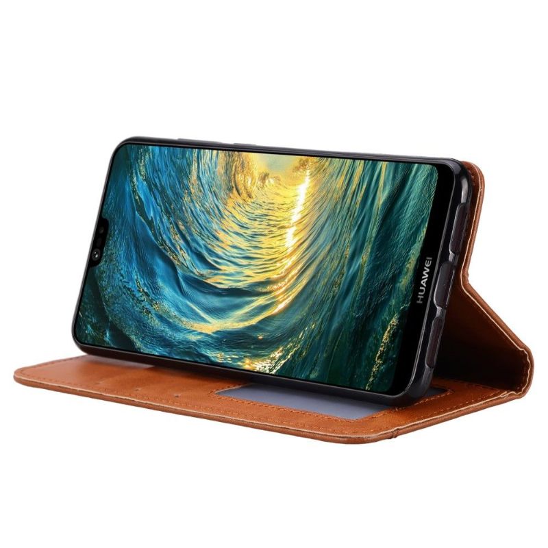 Folio-hoesje voor Xiaomi Mi A3 Lederondersteuningsfunctie