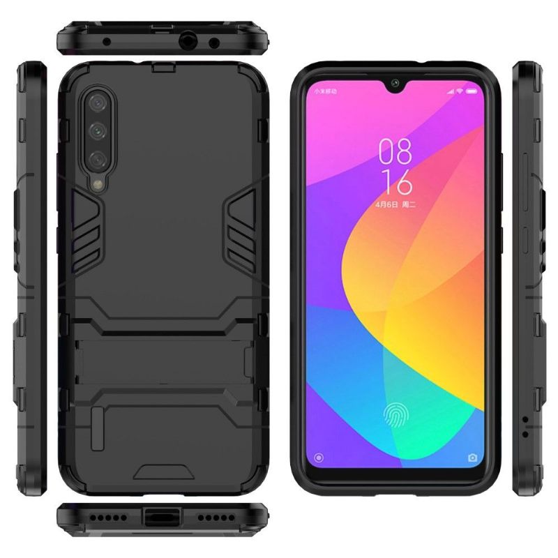 Hoesje voor Xiaomi Mi A3 Cool Guard Schokbestendig Met Geïntegreerde Standaard