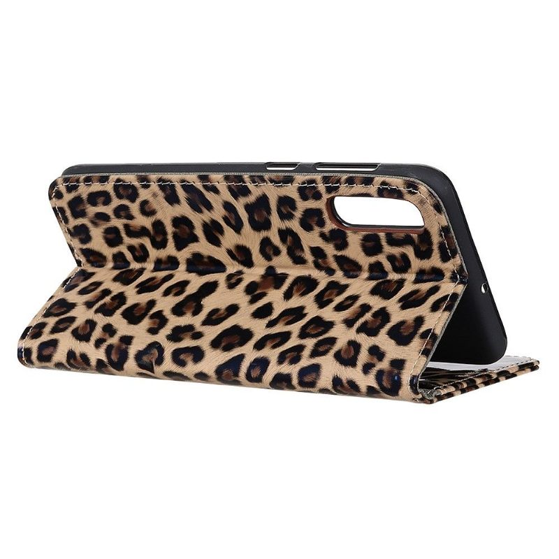 Leren Hoesje voor Xiaomi Mi A3 Bescherming Portemonnee Leren Luipaard Portemonnee