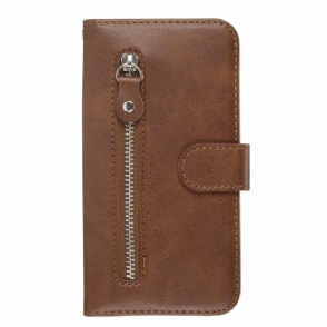 Leren Hoesje voor Xiaomi Mi A3 Zak Met Rits