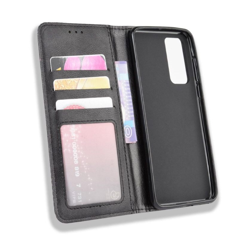 Cover voor Huawei P40 Pro+ Leer In Cirénius-stijl