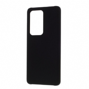 Hoesje voor Huawei P40 Pro+ Mat Rubberen - Zwart