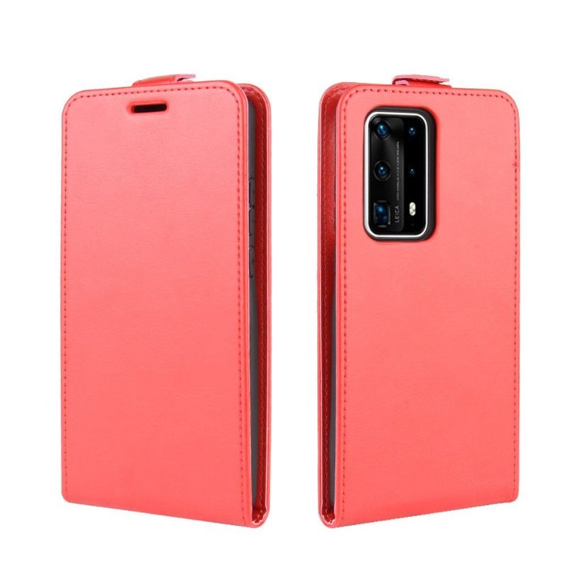 Leren Hoesje voor Huawei P40 Pro+ Folio-hoesje Verticaal Kunstleer