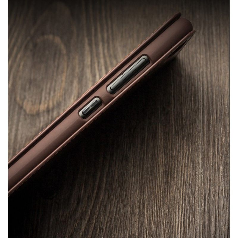 Case voor Honor View 10 Handgemaakt Echt Leer - Bruin