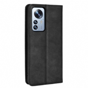 Case voor Xiaomi 12 Pro Bescherming Leer In Cirénius-stijl
