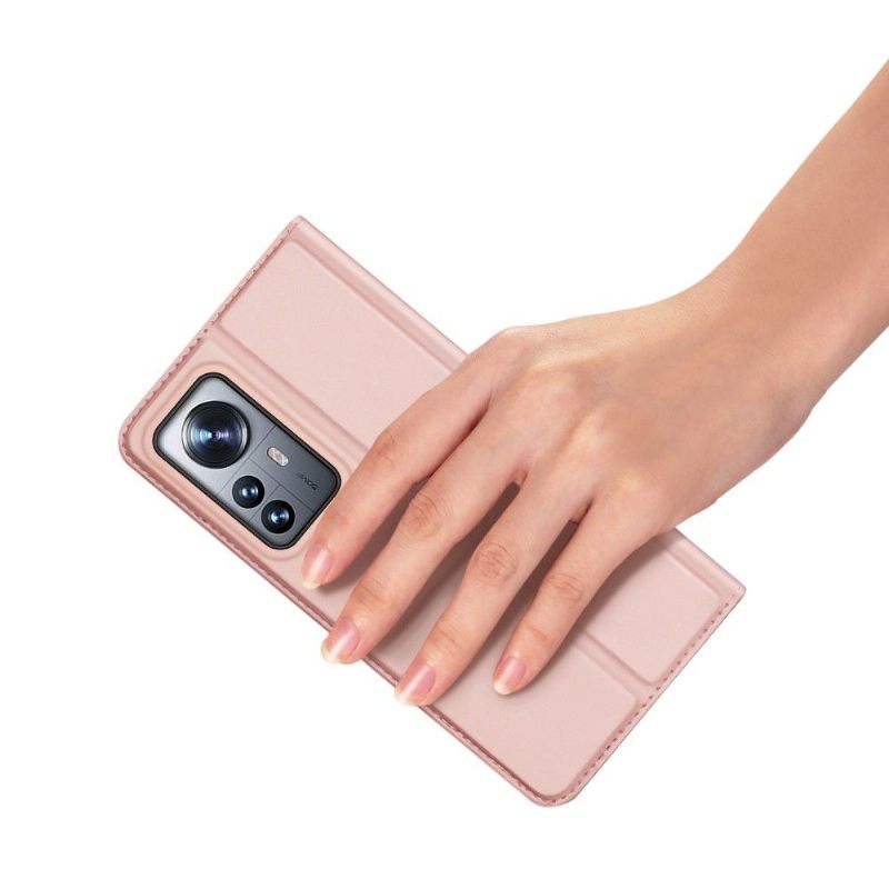 Cover voor Xiaomi 12 Pro Zakelijk Satijneffect