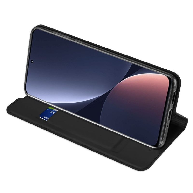Cover voor Xiaomi 12 Pro Zakelijk Satijneffect