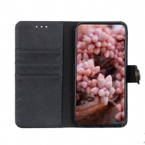 Flip Case voor Xiaomi 12 Pro Khazneh Leder Effect Kaarthouder