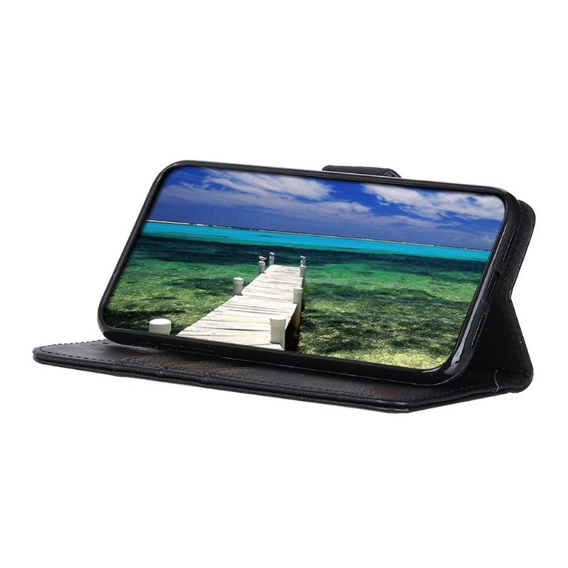 Flip Case voor Xiaomi 12 Pro Khazneh Leder Effect Kaarthouder