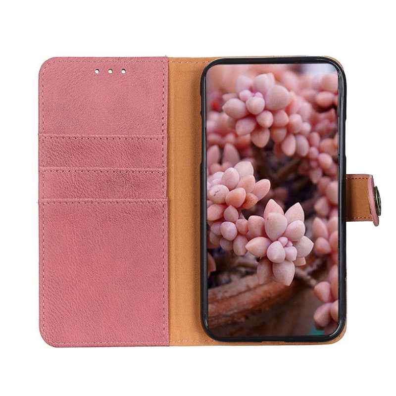 Flip Case voor Xiaomi 12 Pro Khazneh Leder Effect Kaarthouder