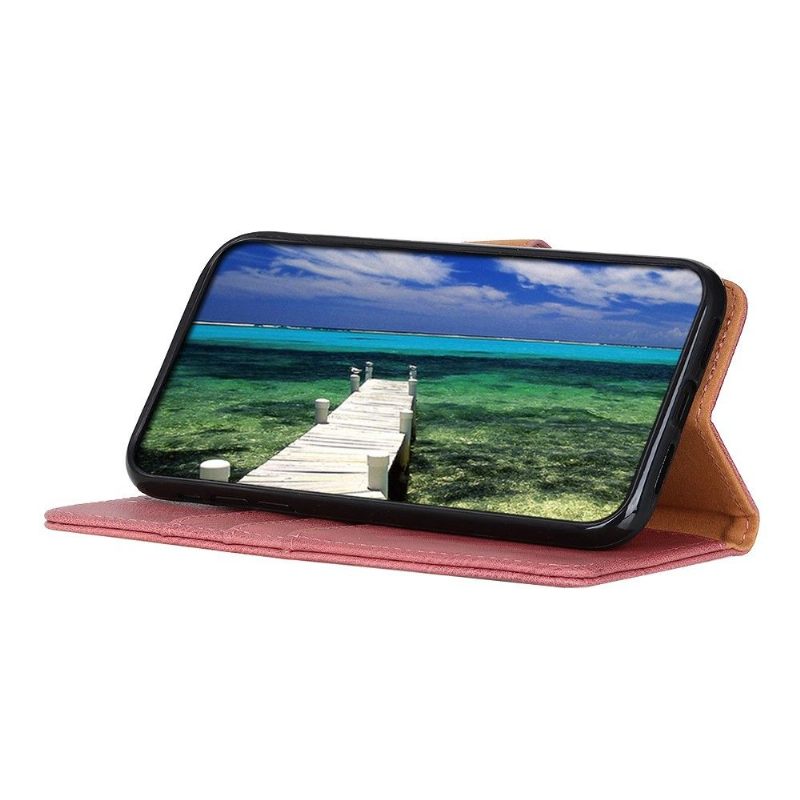 Flip Case voor Xiaomi 12 Pro Khazneh Leder Effect Kaarthouder
